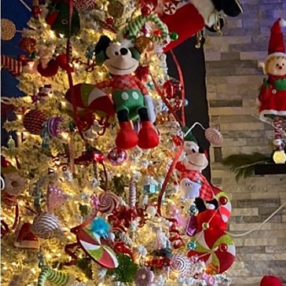 Everything you need for a beautiful candy grinch and Mickey.